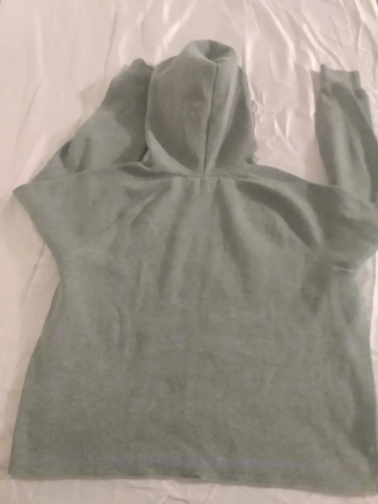 Brunette Grey Hoodie Size Large image indicator(4)