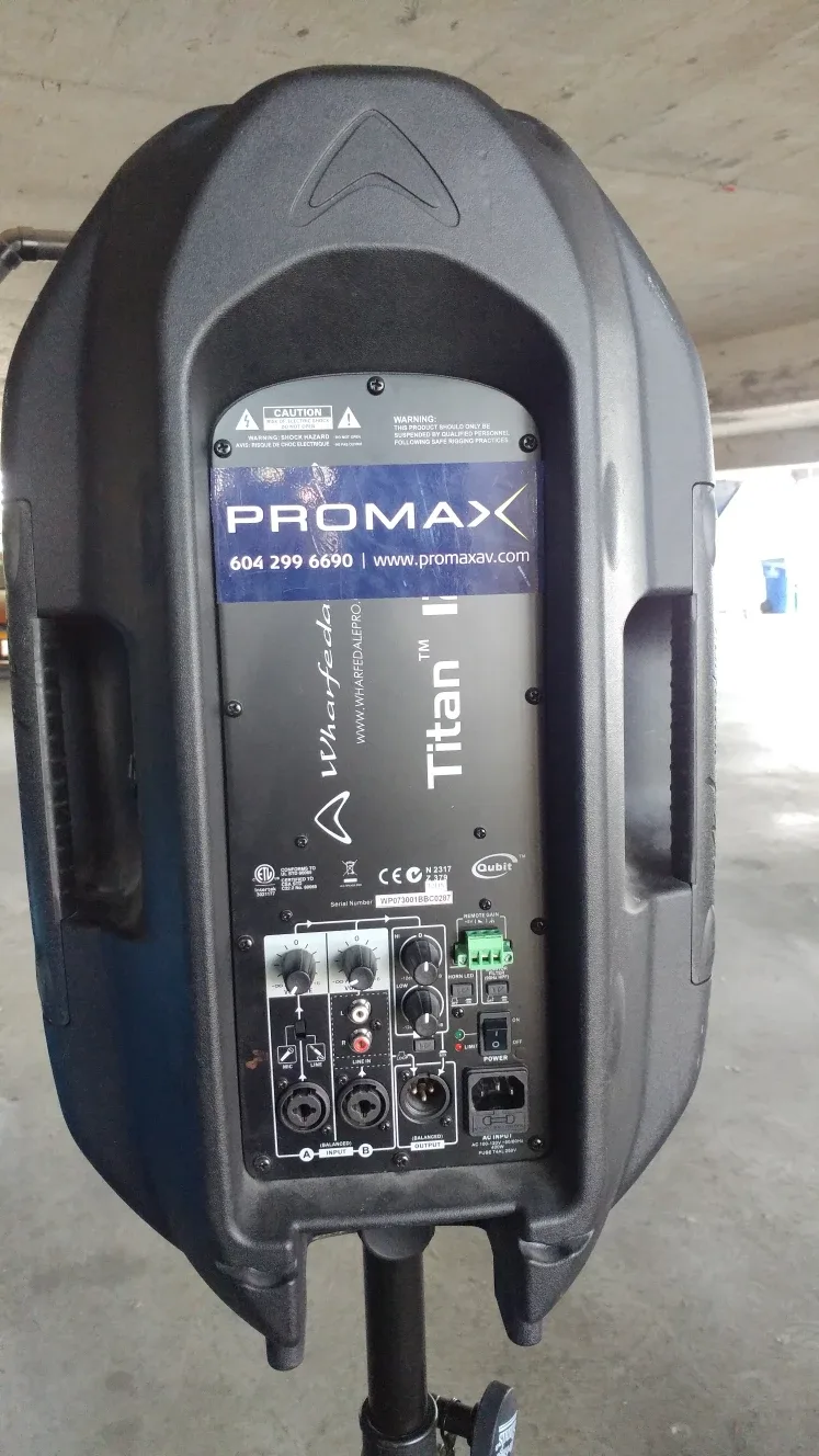 Promax Titan I PA Speaker & Microphone image indicator(2)