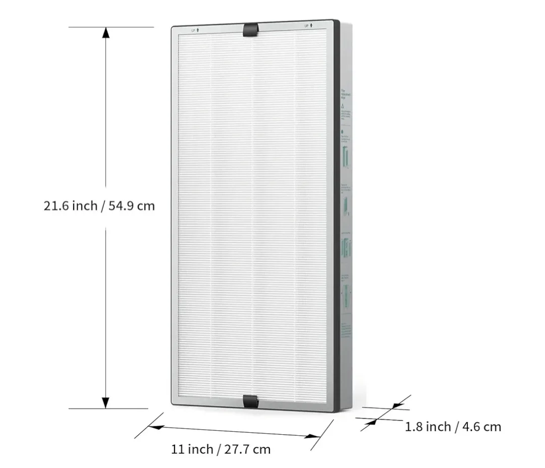 Jafända JF999 Air Purifier REPLACEMENT FILTERS (2-Pack) image indicator(3)