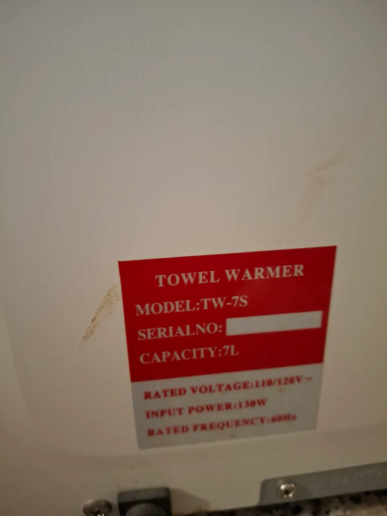 Elite Gi Mini Towel Warmer - Model TW-7S image indicator(4)