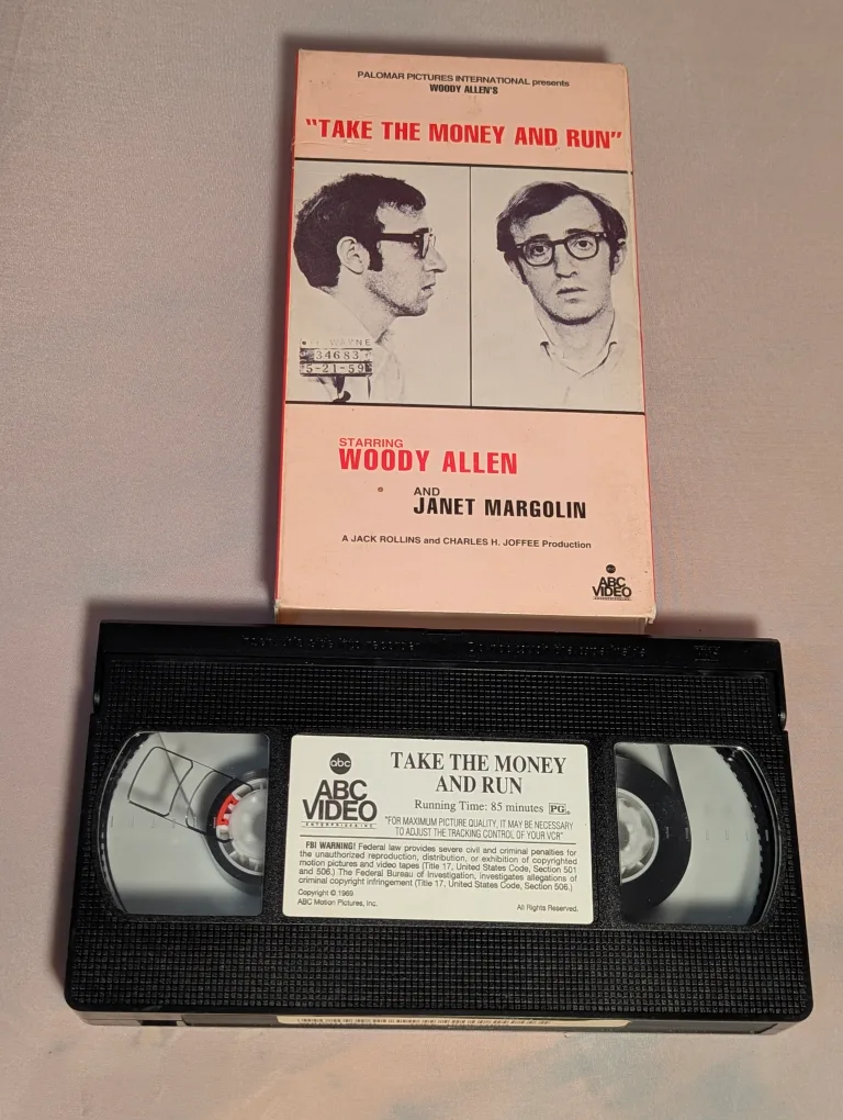 Take the Money and Run Woody Allen VHS image indicator(3)