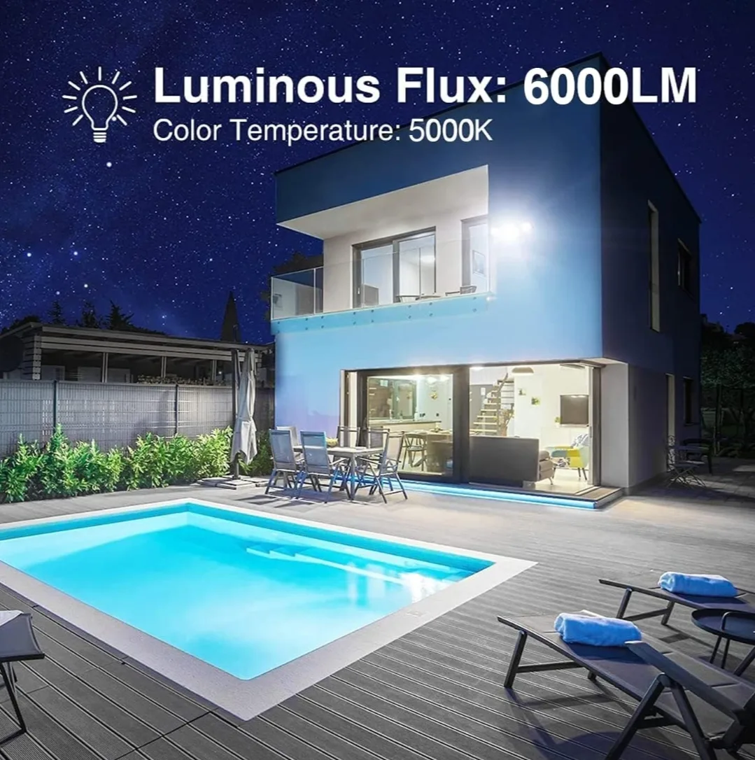 FLITI 50W LED Flood Light, 5000LM, IP65 Waterproof, 5000K image indicator(2)