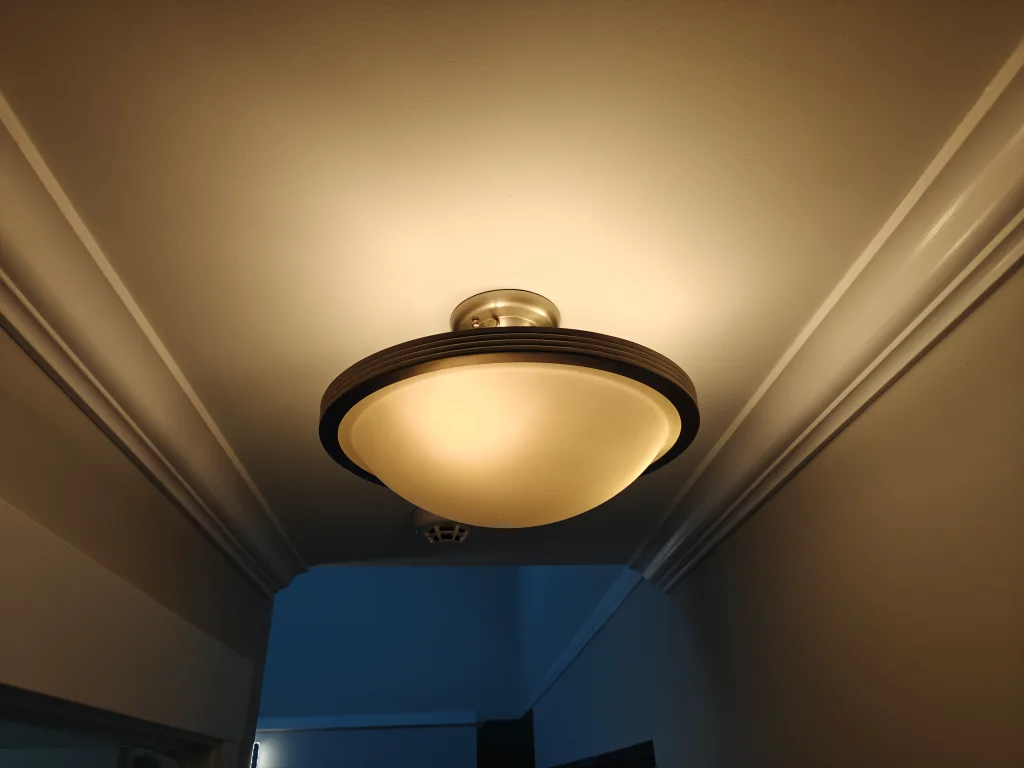 Modern Brushed Nickel LED Chandelier image indicator(6)