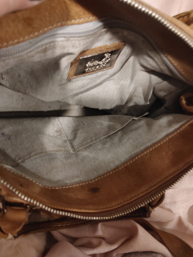 Roots Tan Leather Handbag - photo 4
