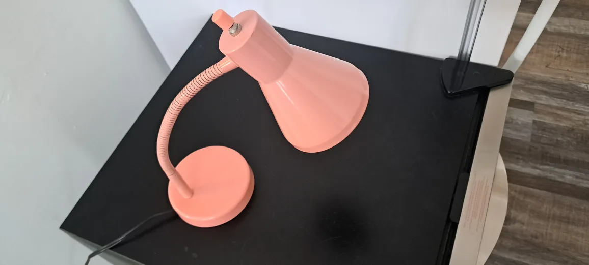Pink Desk Lamp, Flexible Gooseneck image indicator(2)