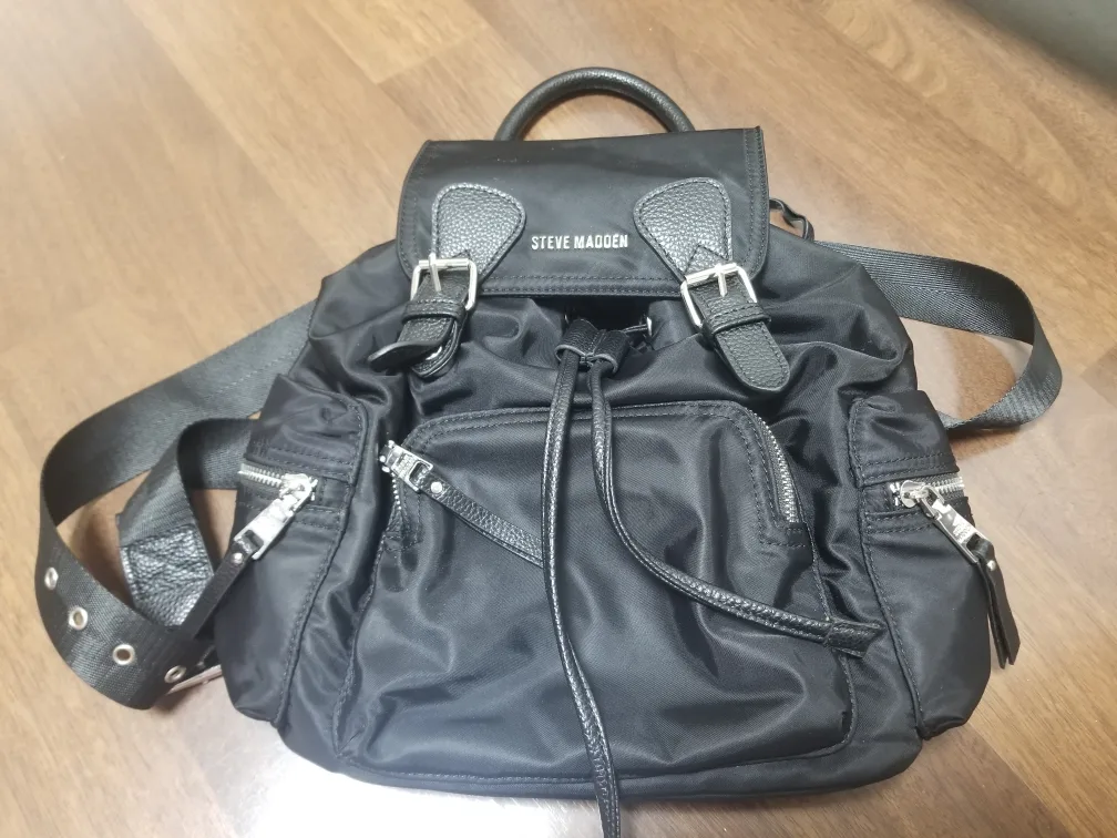 Steve Madden Black Backpack image indicator(4)
