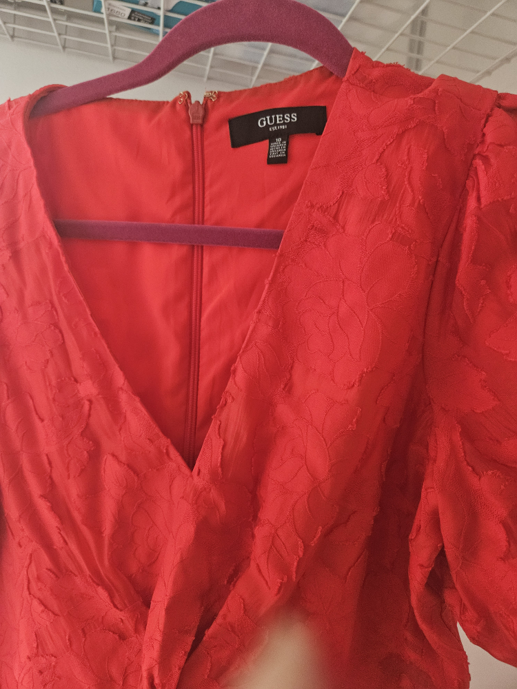 Red Guess Dress Size 10