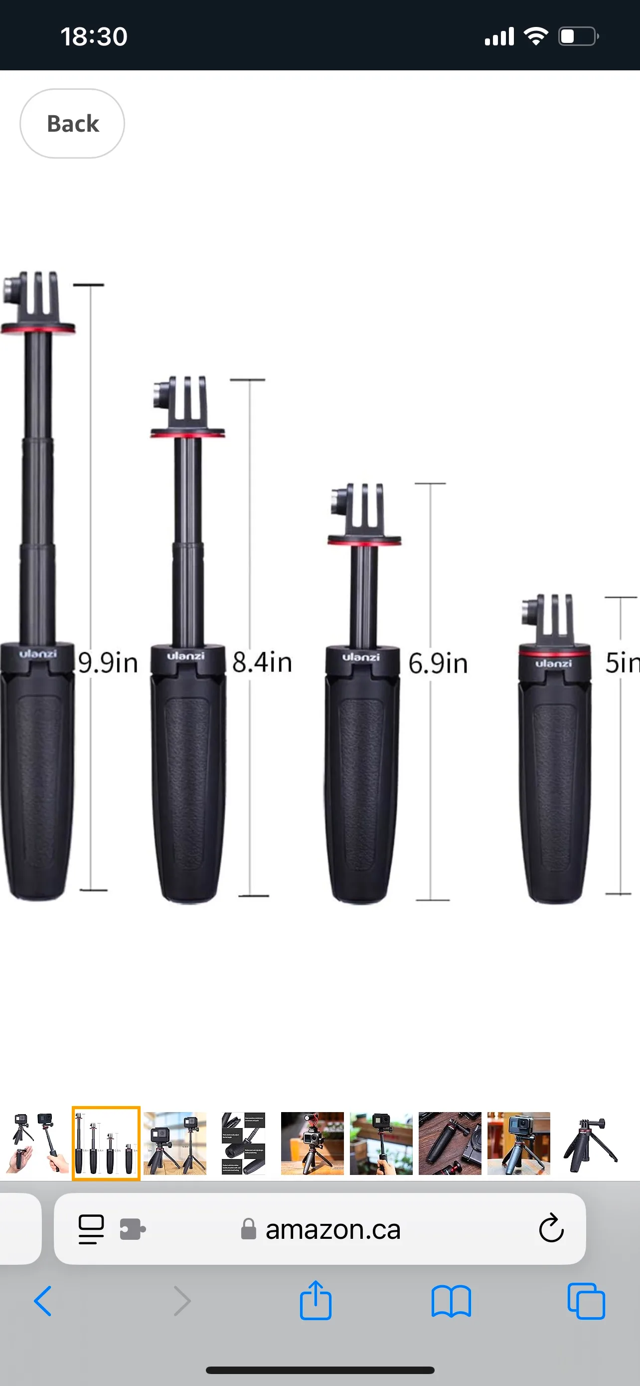 Action camera tripod image indicator(5)