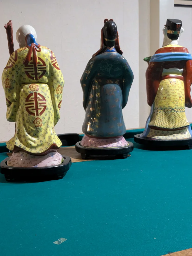 Vintage Large Chinese Statues image indicator(2)