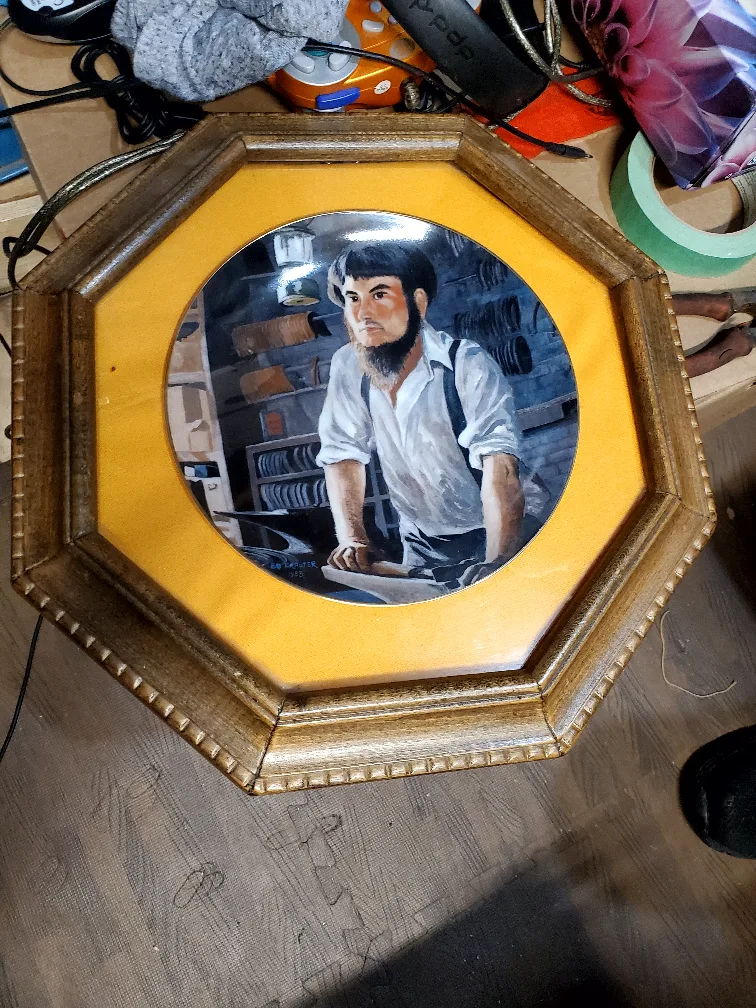 Collectible Edwin Krauter Blacksmith Plate image indicator(2)