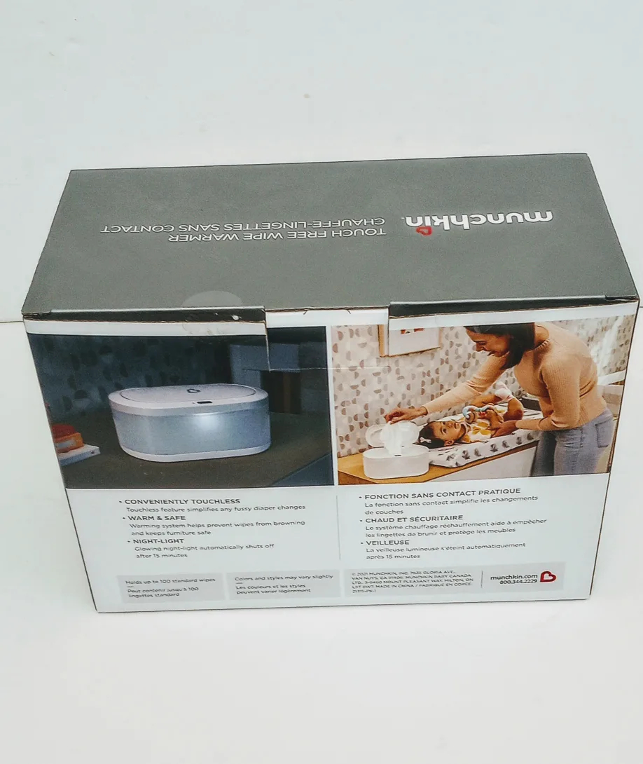 Munchkin Touch -free Wipe Warmer , New in open box image indicator(3)