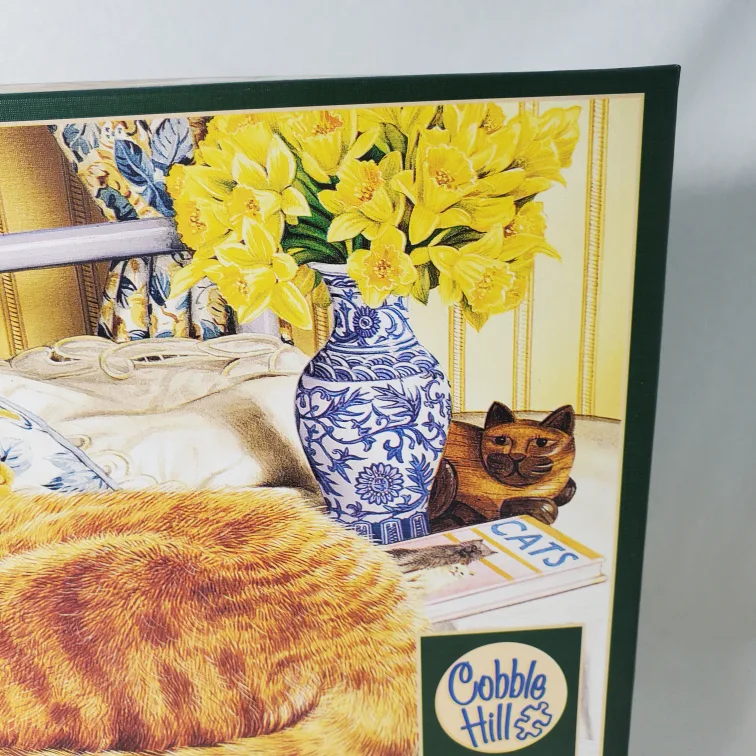Cobble Hill 1000-Piece Puzzle - Sleeping Cat image indicator(3)