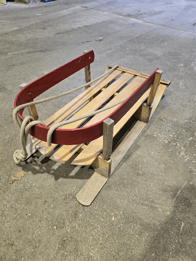 Vintage ROH Wooden Sled - photo 2
