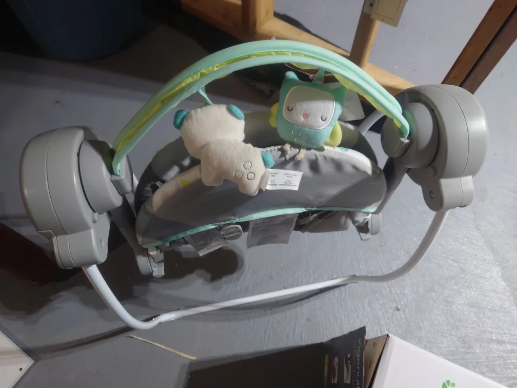 Ingenuity Comfort 2Go Portable Swing - Fanciful Forest image indicator(4)