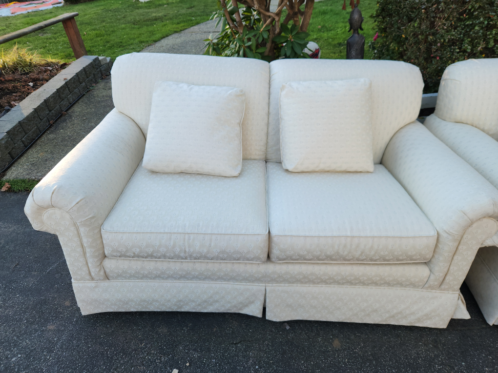 Vintage Off-White Sofa Set - photo 5
