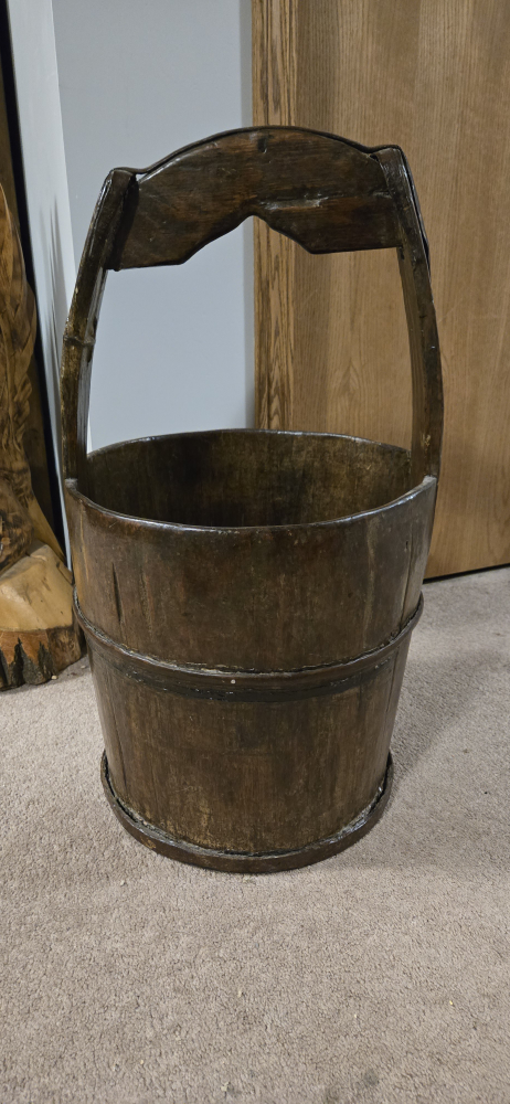Antique Wooden Bucket
