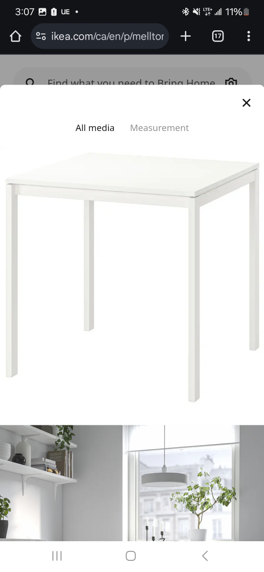 IKEA MELTOR Table & ADDE Chair Set - White - photo 2