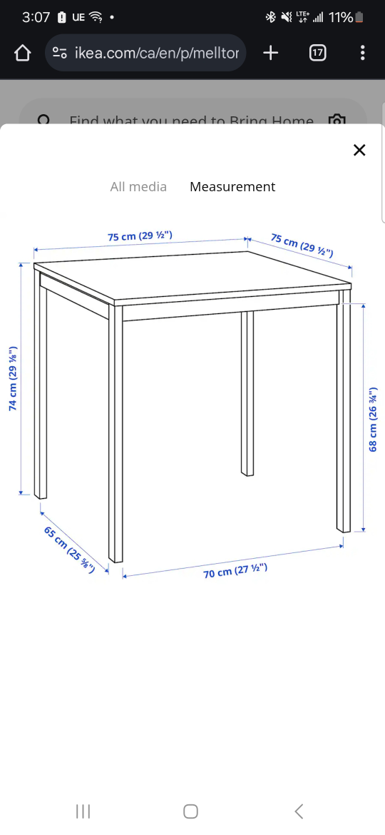 IKEA MELTOR Table & ADDE Chair Set - White - photo 5
