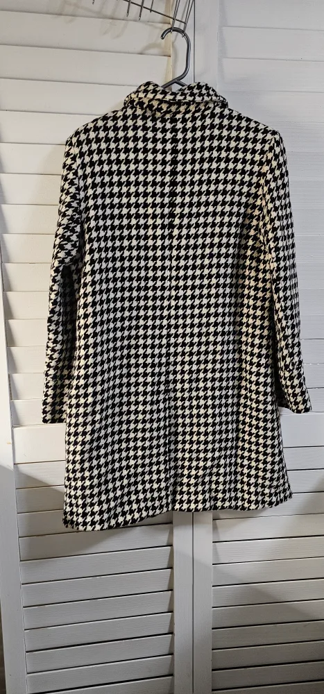 JM Collection Women's Houndstooth Coat Size M image indicator(5)