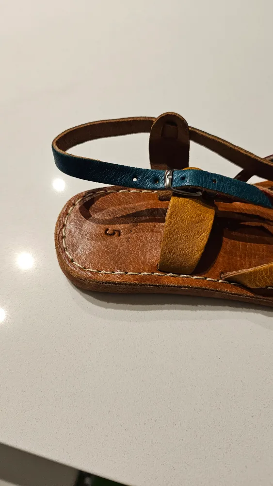 Kid's Leather Sandals - Multicoloured image indicator(4)