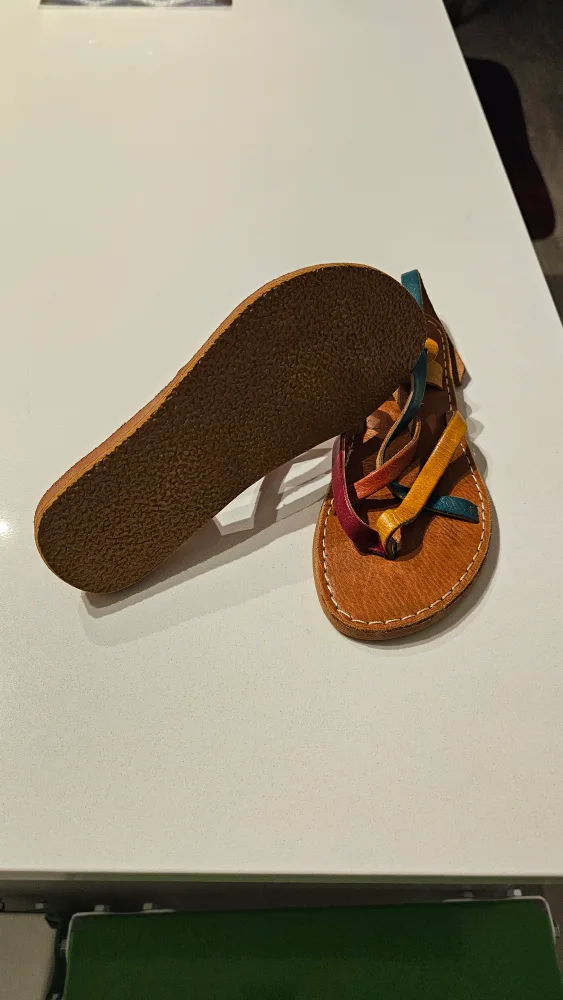 Kid's Leather Sandals - Multicoloured image indicator(5)