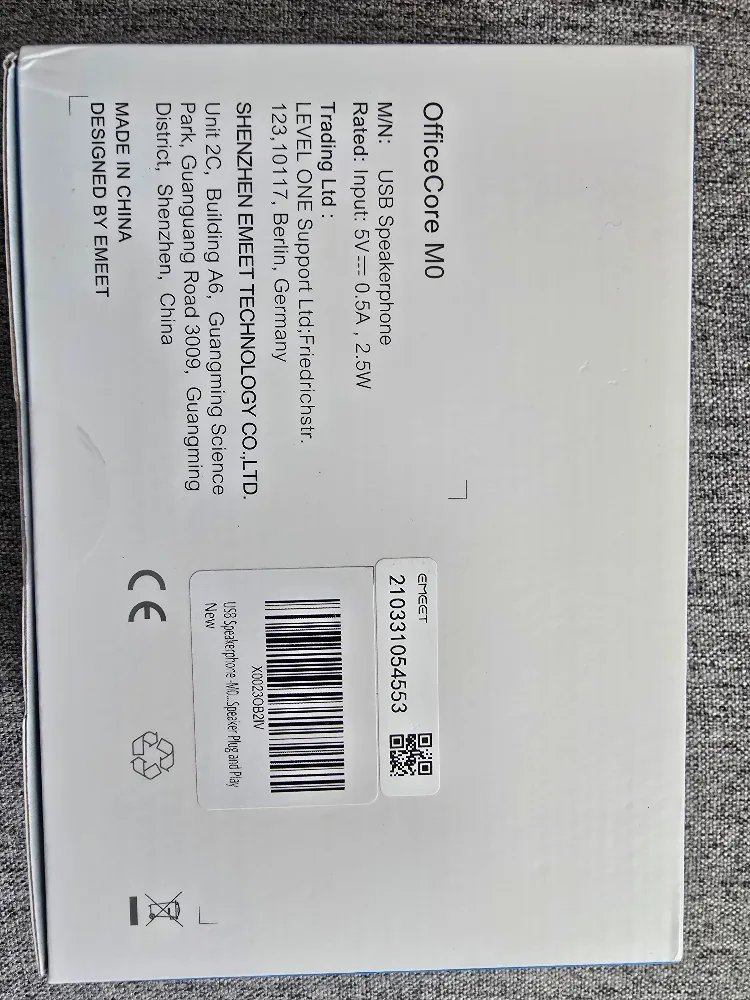 Emeet OfficeCore M0 USB Speakerphone - Brand New image indicator(5)