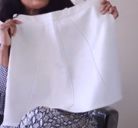 White Faux Leather Mini Skirt - photo 5