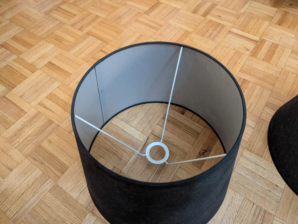 Pair of Black Lamp Shades image indicator(3)