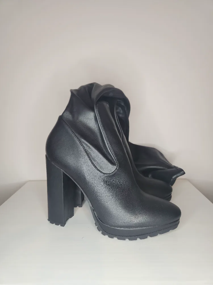 Aldo Black Over-the-Knee Boots image indicator(4)