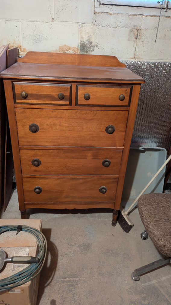 Vintage Wooden Chest of Drawers
