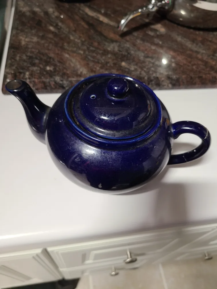 Vintage Blue Teapot thumbnail