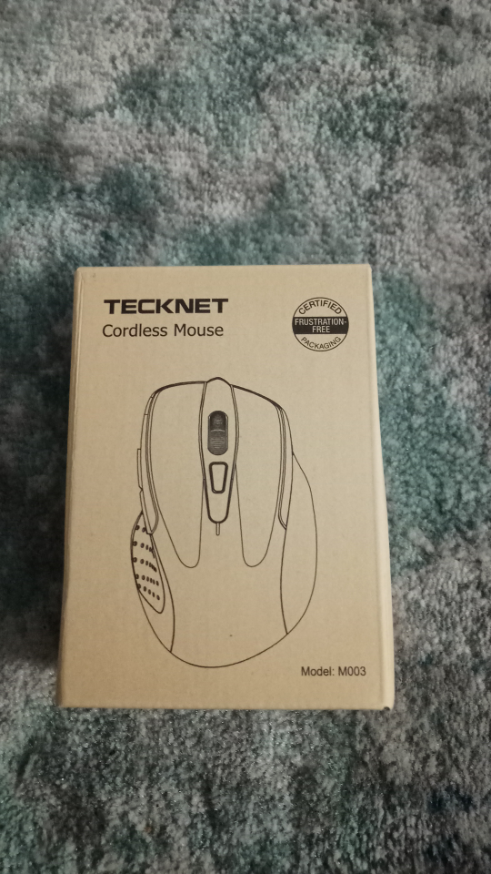 Tecknet Ergonomic Wireless Mouse - Purple - photo 5