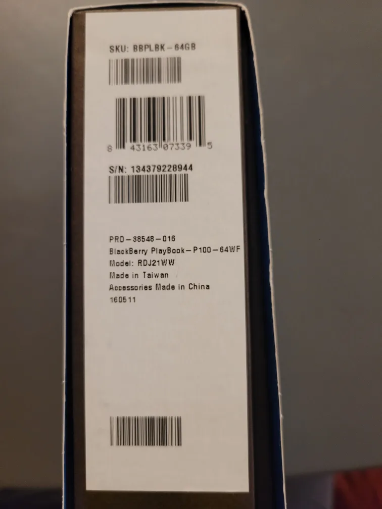 BlackBerry PlayBook 64GB Tablet - Like New in Box image indicator(2)