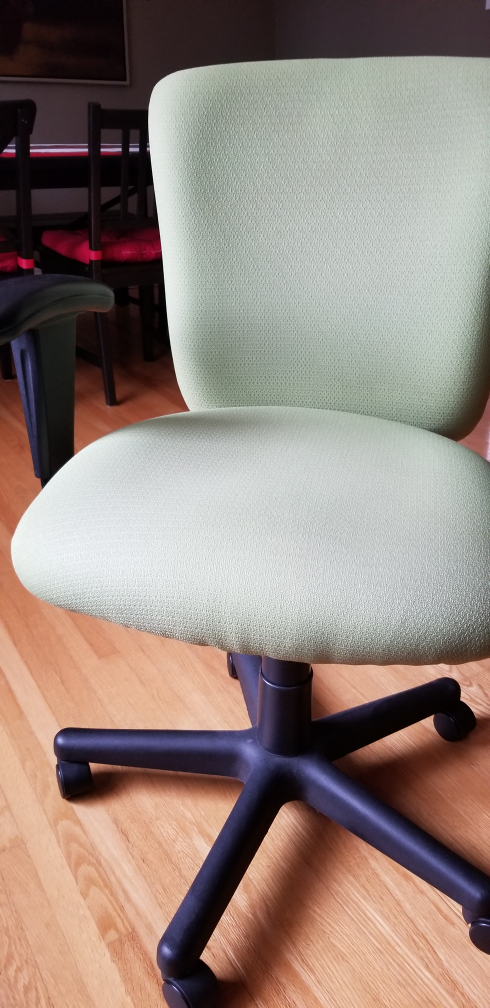 Office Chair - Green Fabric, Adjustable Height - photo 3