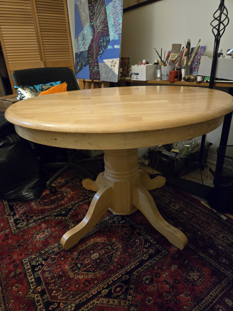 Round Wooden Dining Table