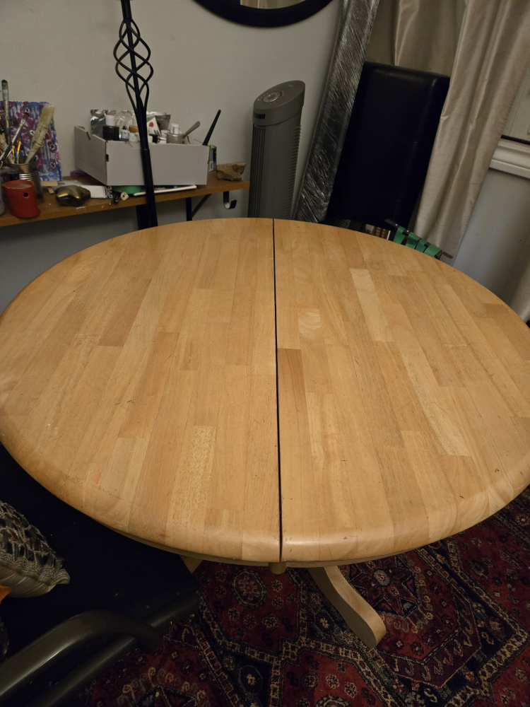 Round Wooden Dining Table - photo 2