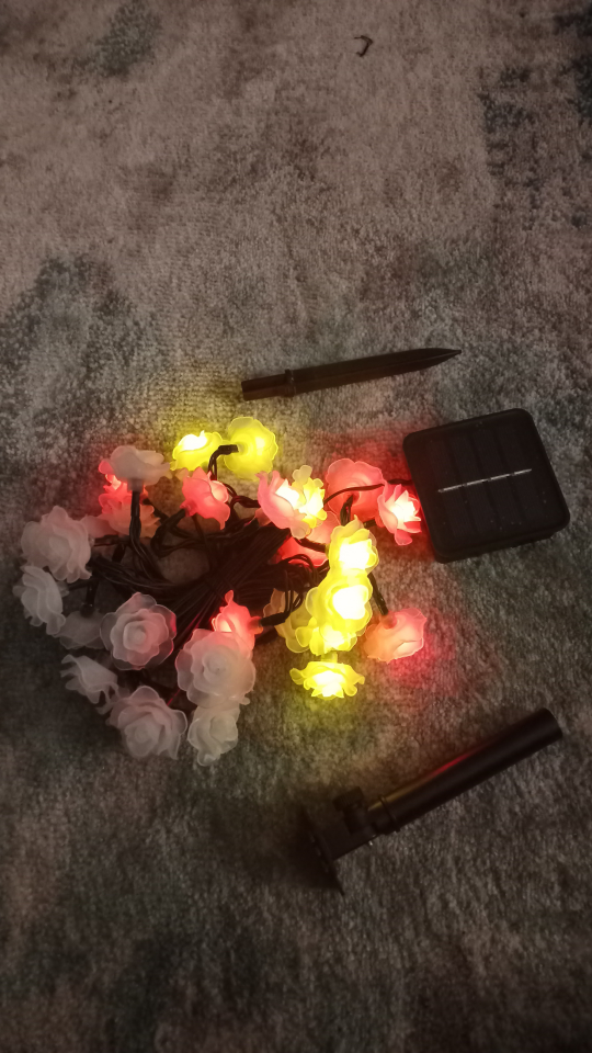 Solar Powered Rose String Lights - photo 3