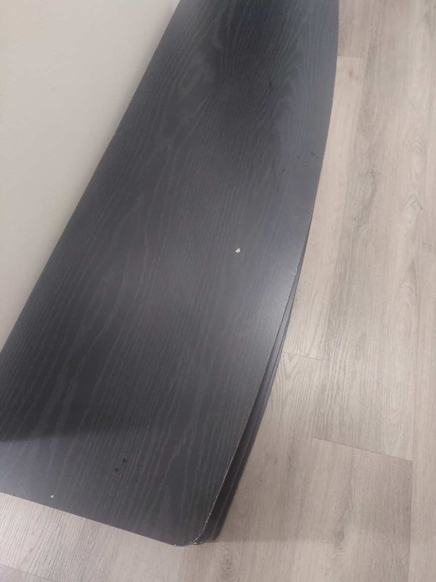 Black TV Stand with 2 closed compartments - photo 2