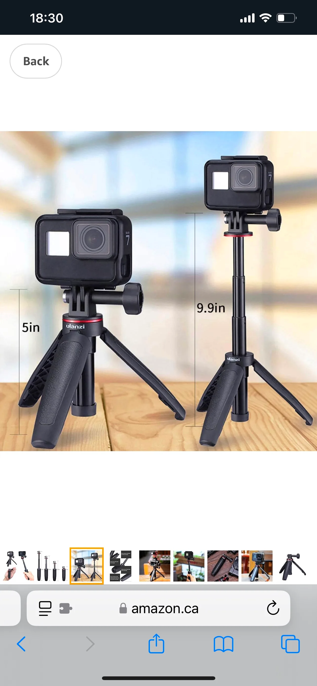 Action camera tripod image indicator(6)