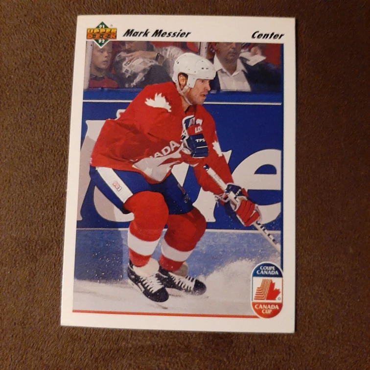 1993-94 Upper Deck Mark Messier Canada Cup Hockey Card #14 - photo 4