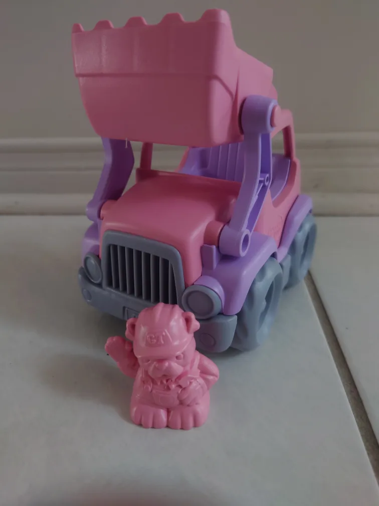 Little People Pink Bulldozer Toy with Figure image indicator(2)