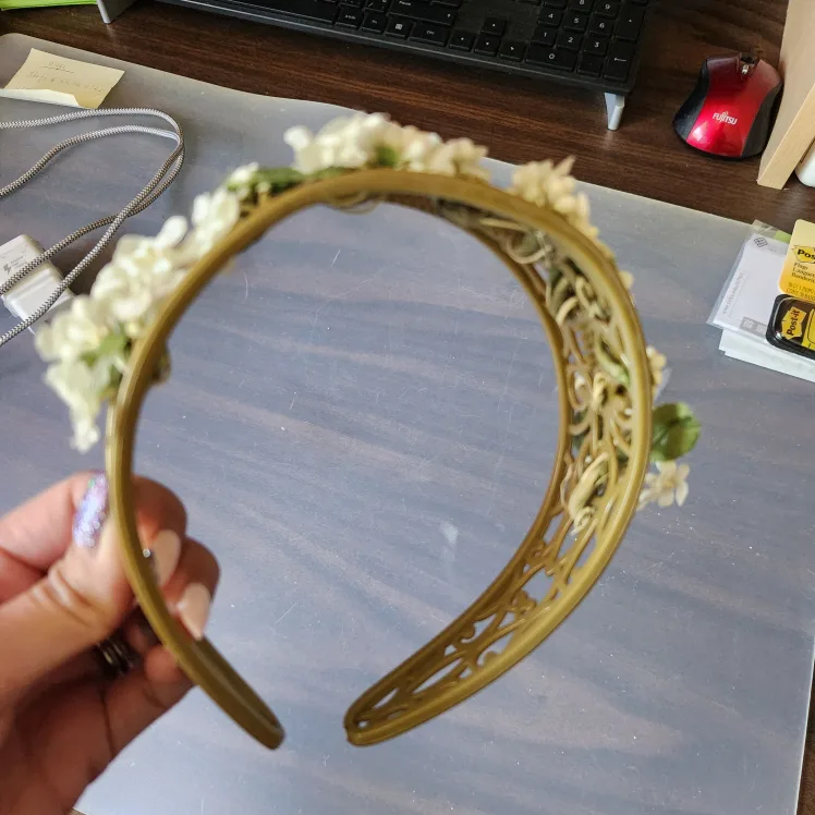 DIY Vintage Floral Headband image indicator(2)