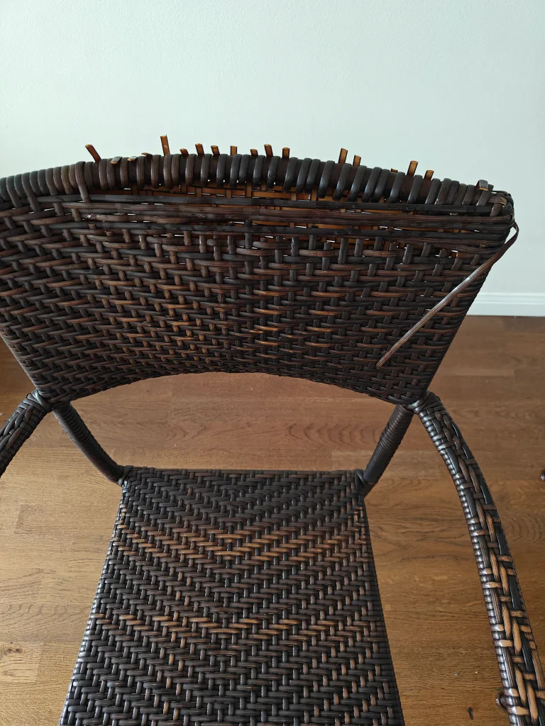 Pair of Wicker Armchairs image indicator(3)