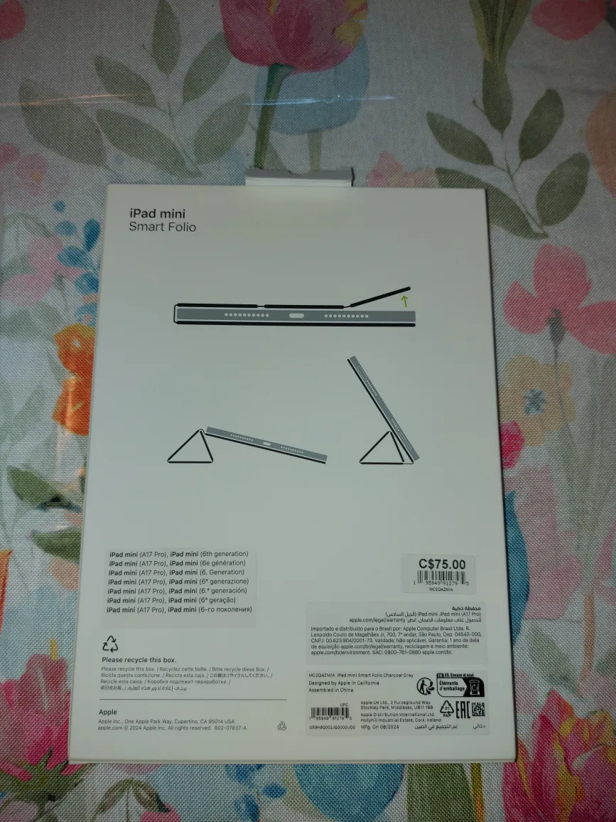 Apple iPad Mini,smart Folio,pencil pro image indicator(3)
