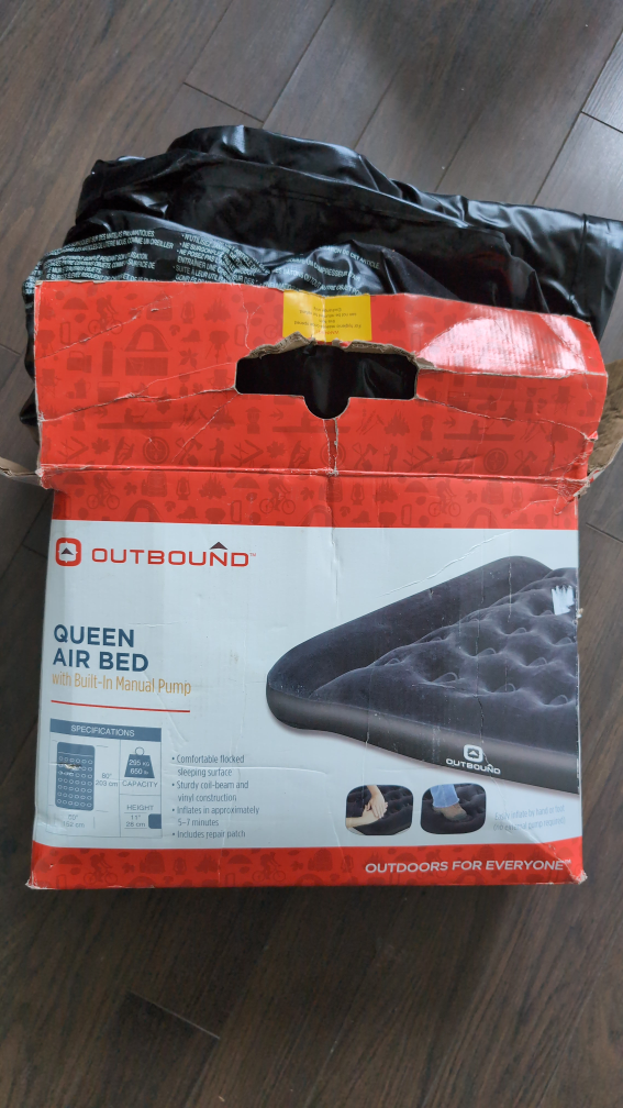 Outbound Queen Air Bed with Built-in Pump