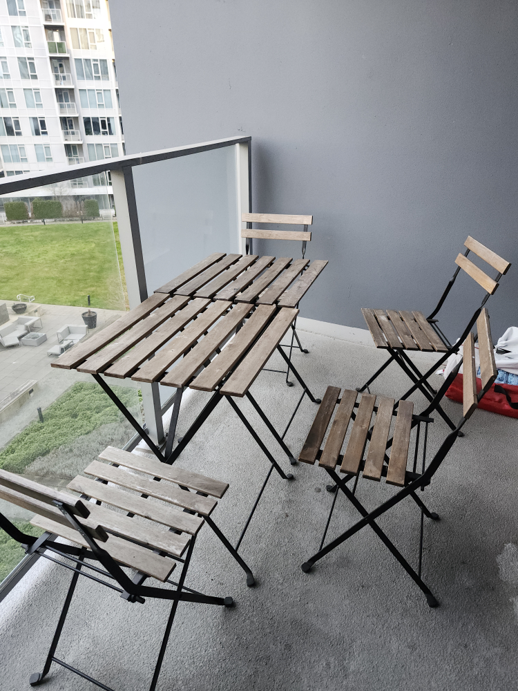 IKEA Bistro Set - 2 Chairs & Table - photo 2