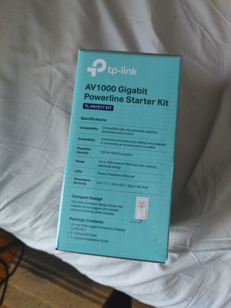 TP-Link AV1000 Gigabit Powerline Starter Kit TL-PA7017 - photo 4