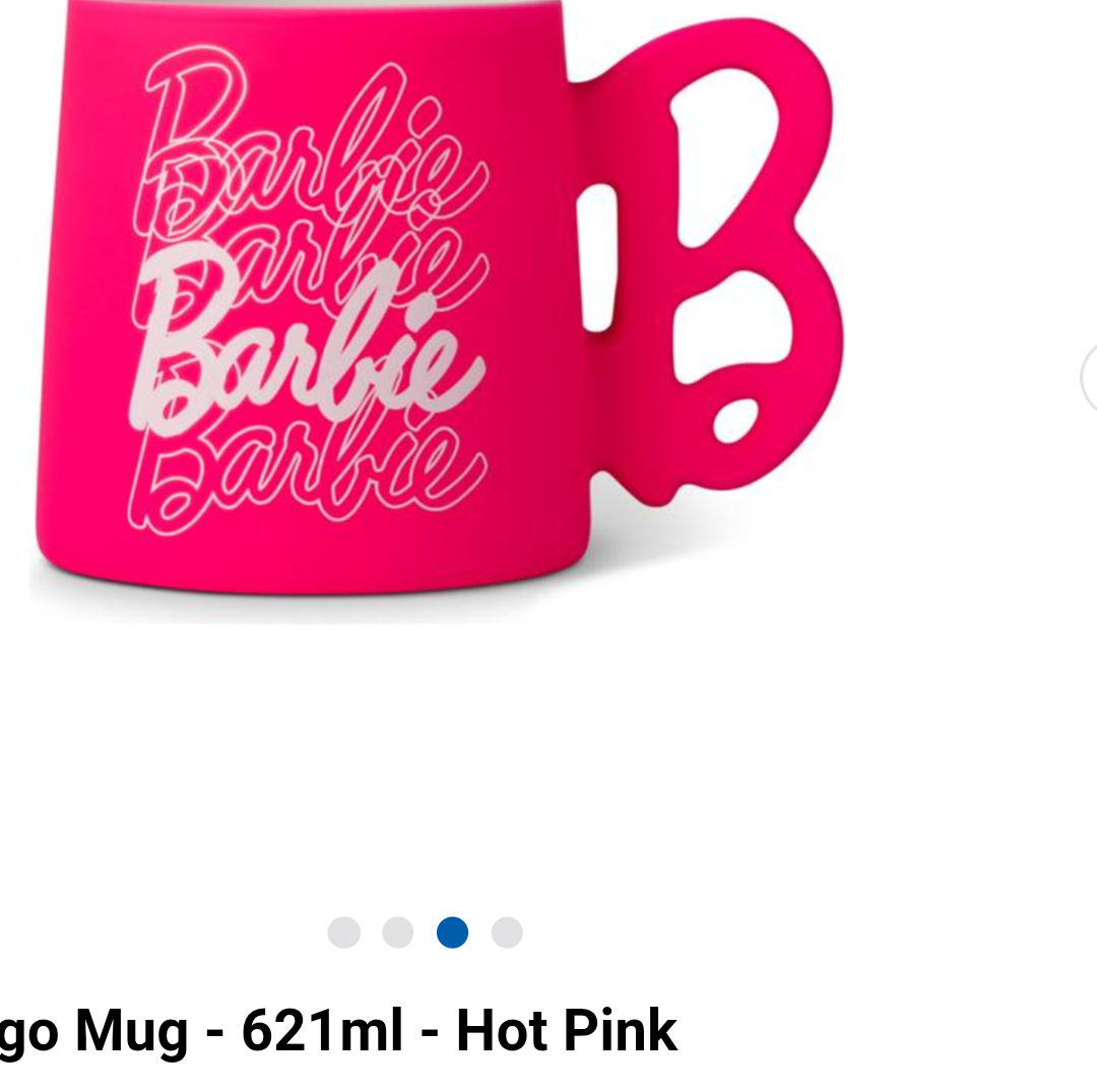 NWT collectable Barbie Hot Pink Mug Holds 621ml - photo 4
