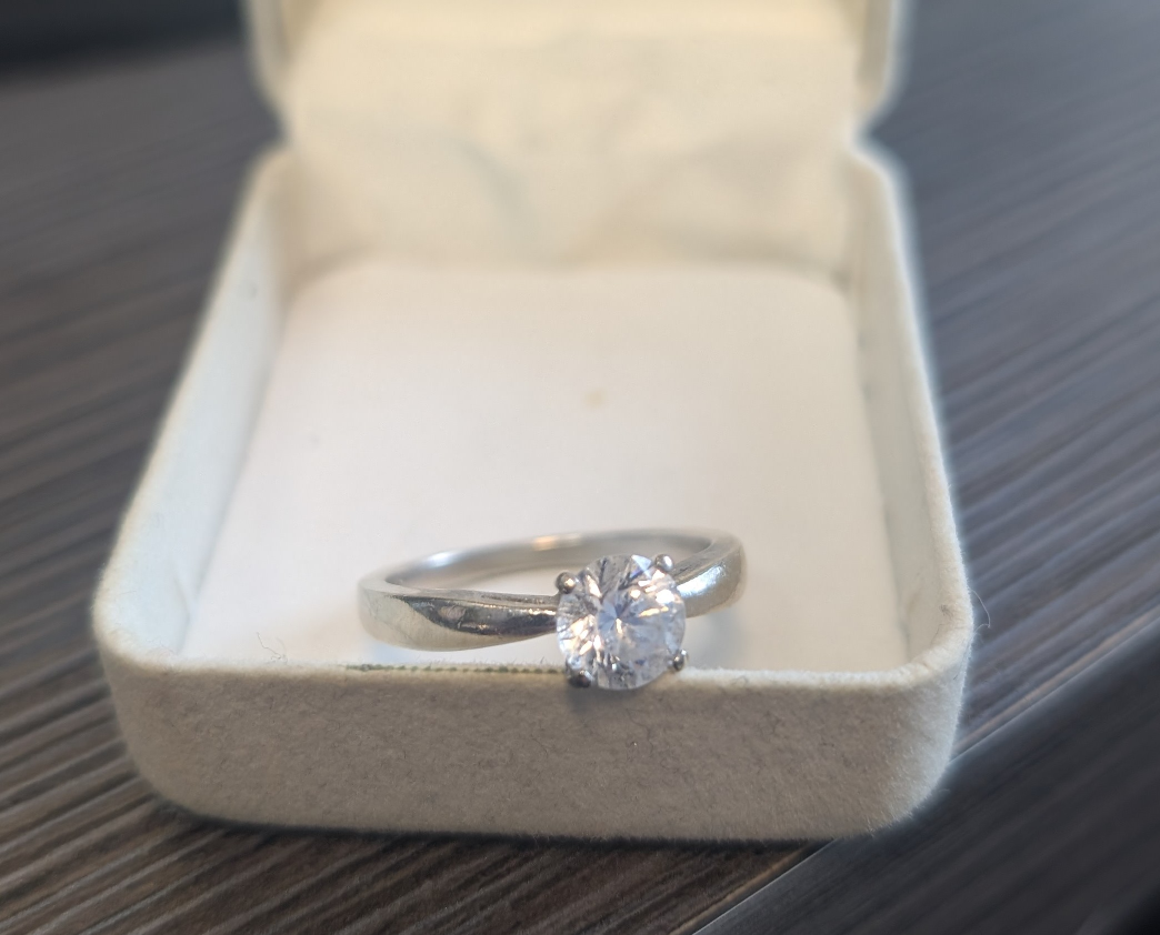 Solitaire Diamond Engagement Ring