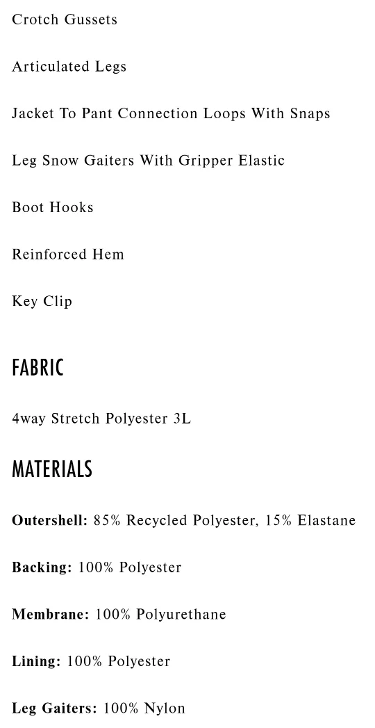 Theorem Bib Snow Pants / Ski Pants, Cream, size Small image indicator(9)